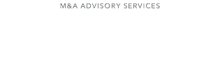 M&A Advisory Services 